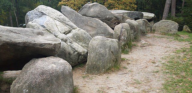 Burial site Hunebed D45 in Emmen, Netherlands