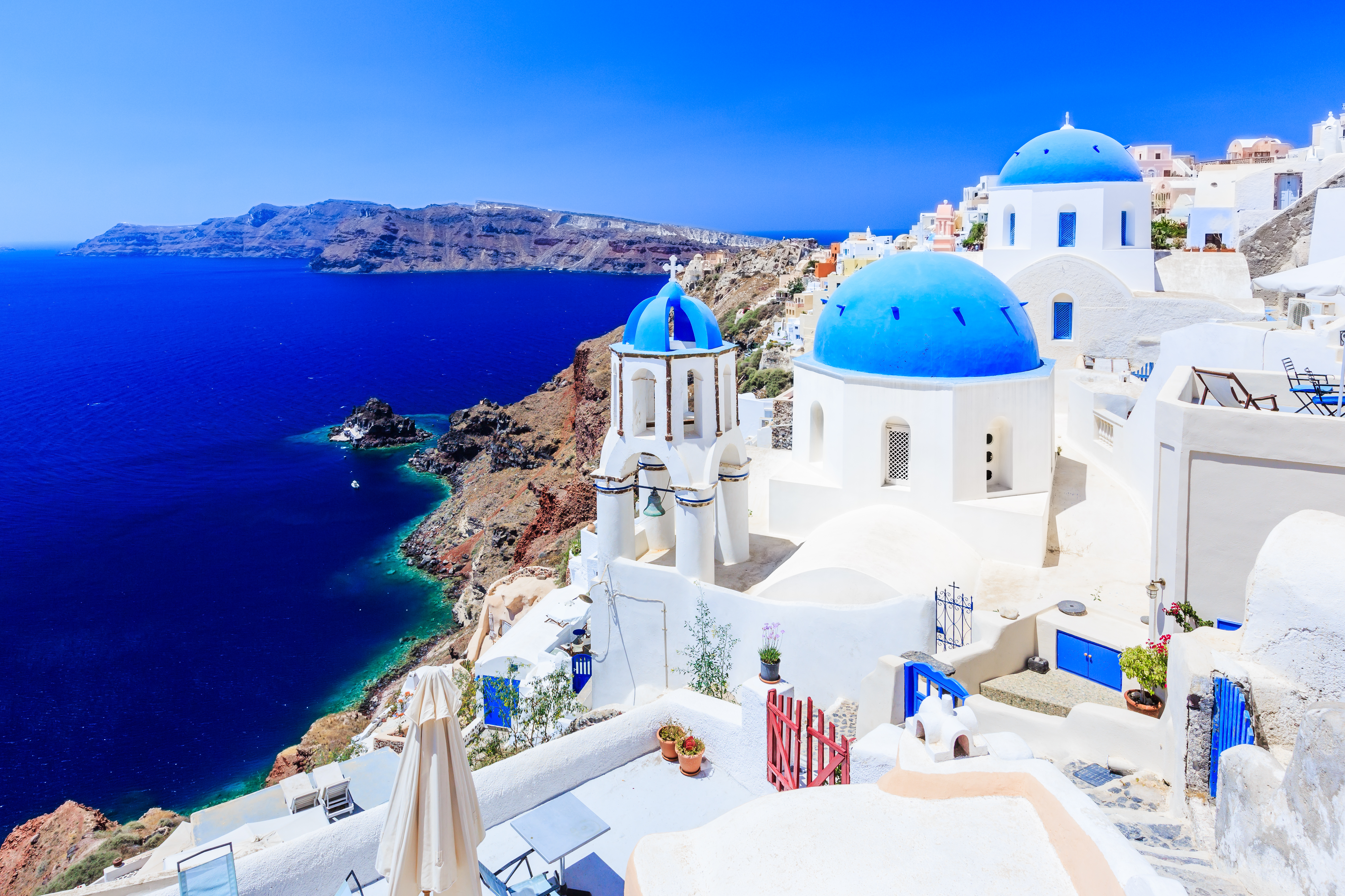 Santorini Island, Greece Image