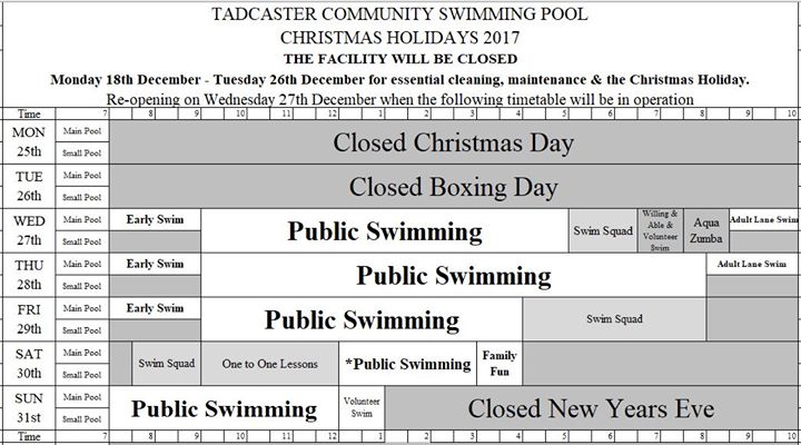 Tadcaster Community Swimming Pool Image