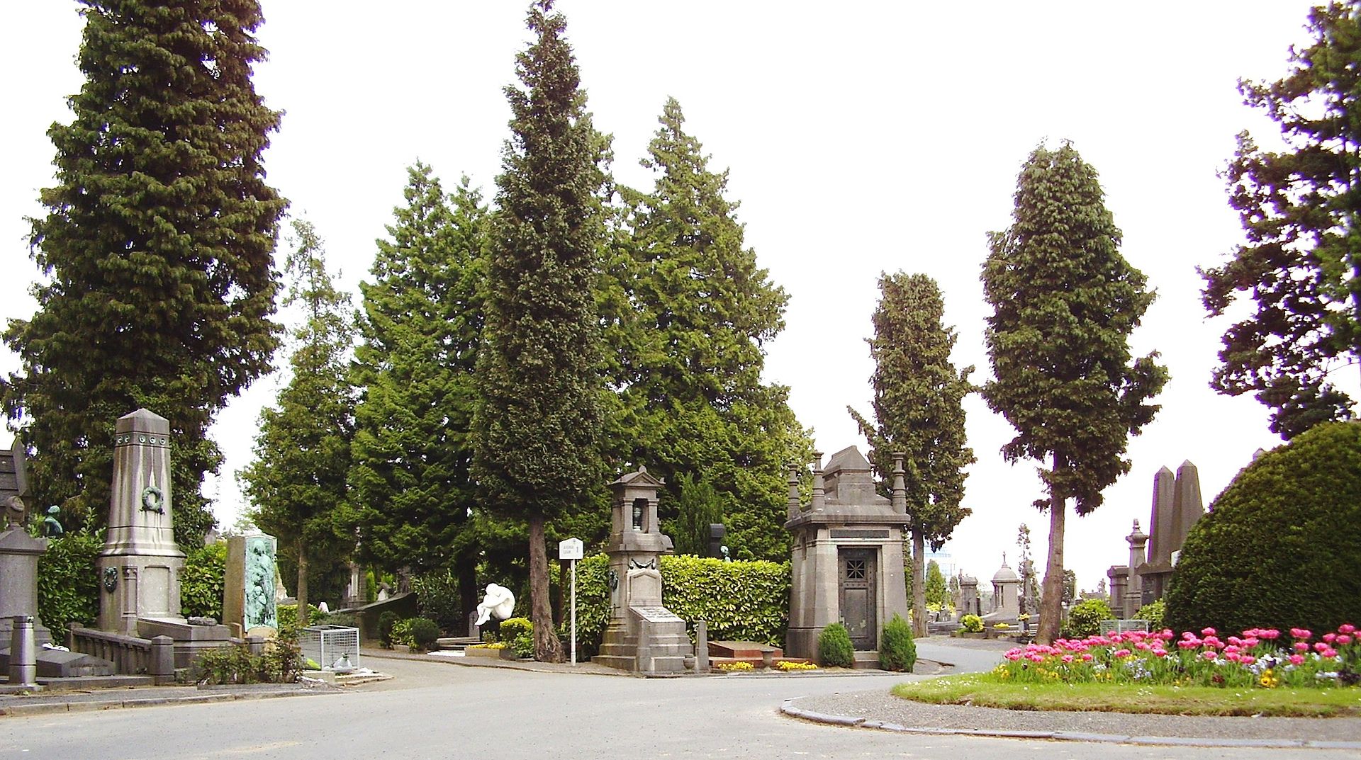 Cimetière d'Ixelles, Brussels Image