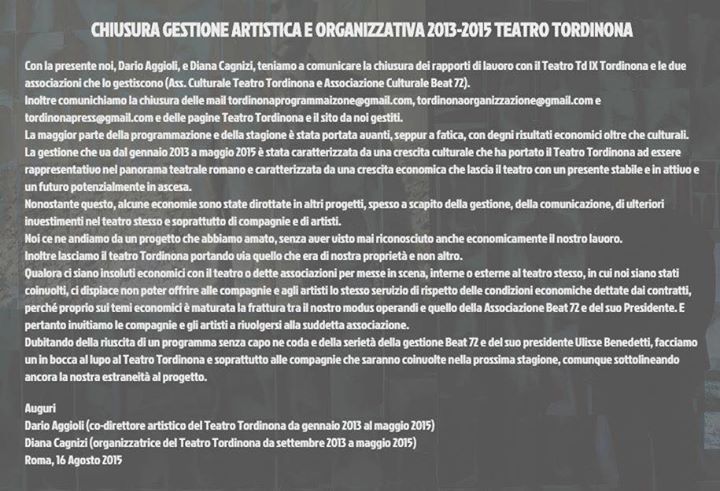Teatro Td IX Tordinona Image