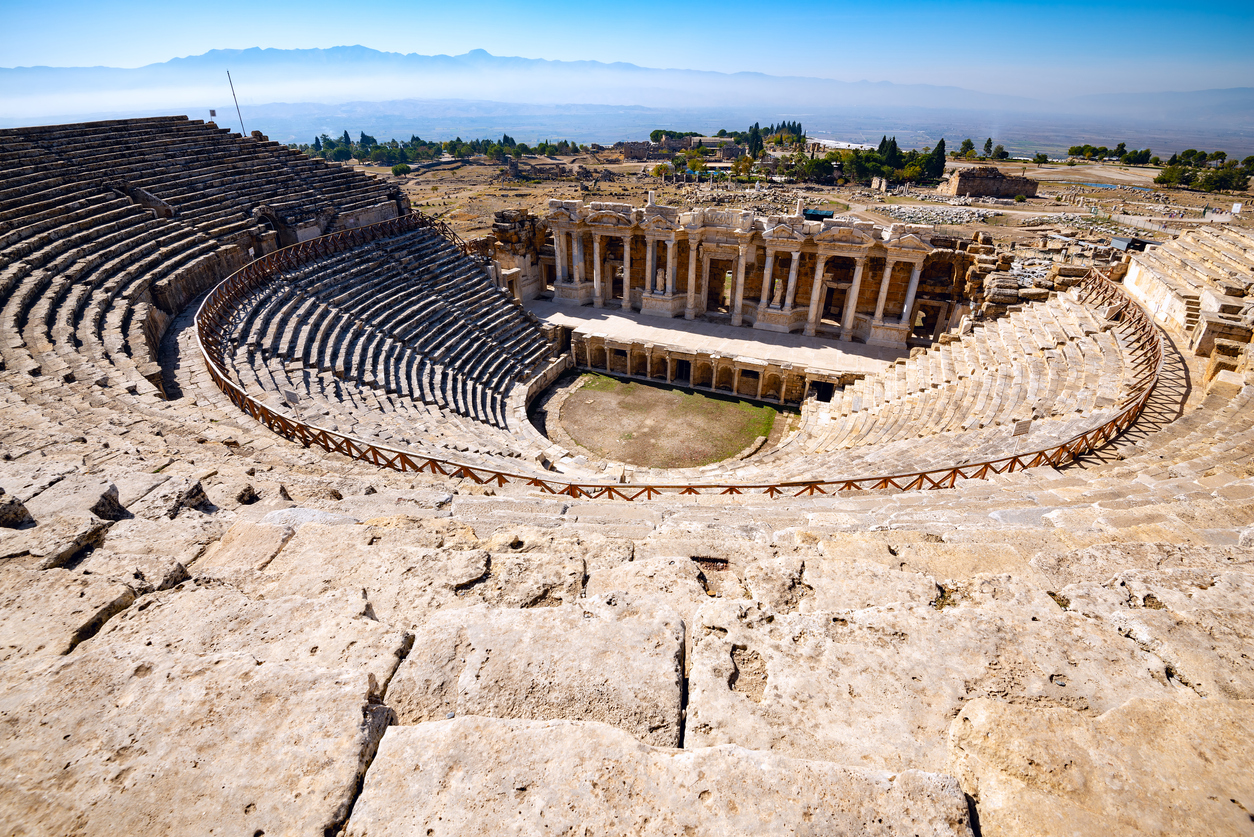 The archeological theatre of Paphos Image