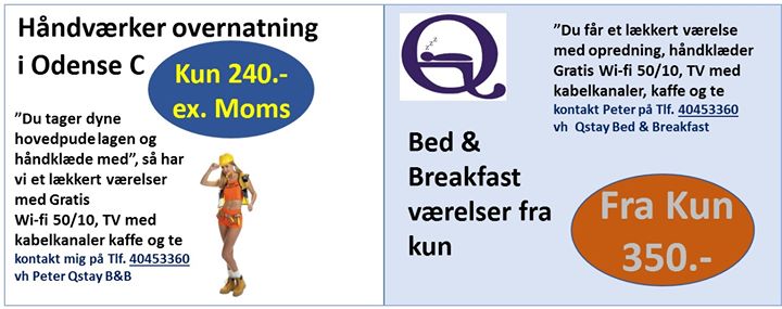 Qstay Bed & Breakfast Odense C Image