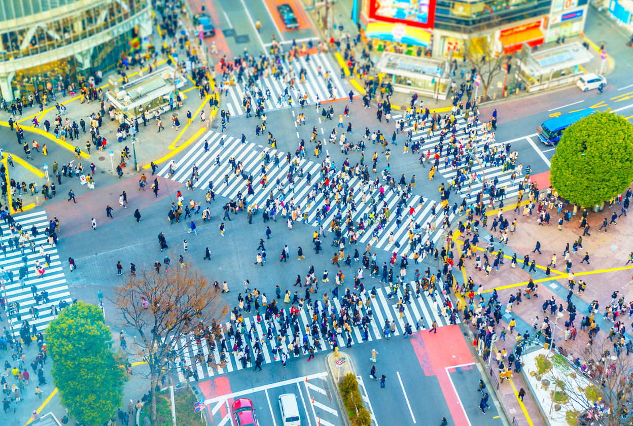 Shibuya Crossing, Tokyo Image