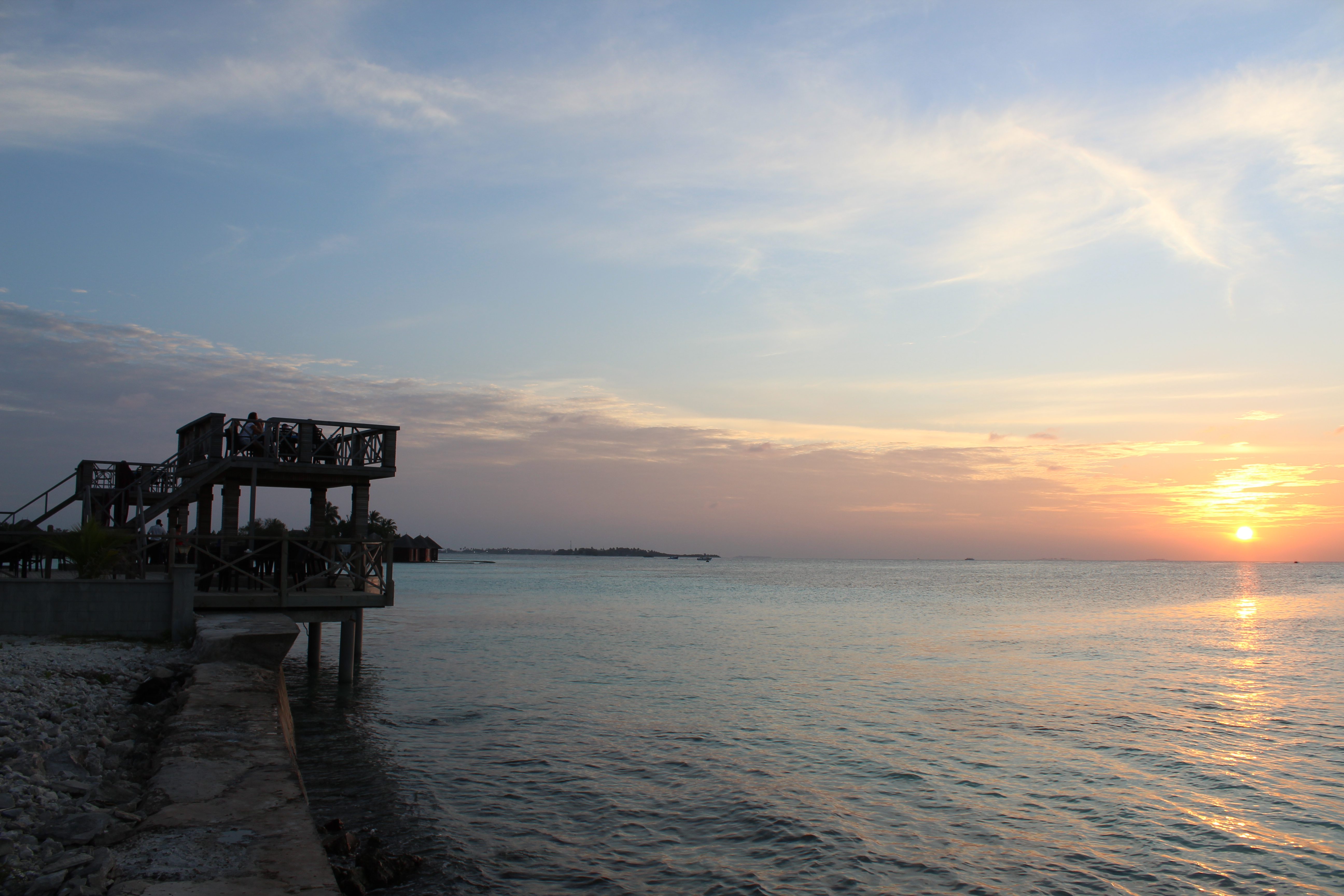 Blue Terrace Restaurant, Huraa Island Image
