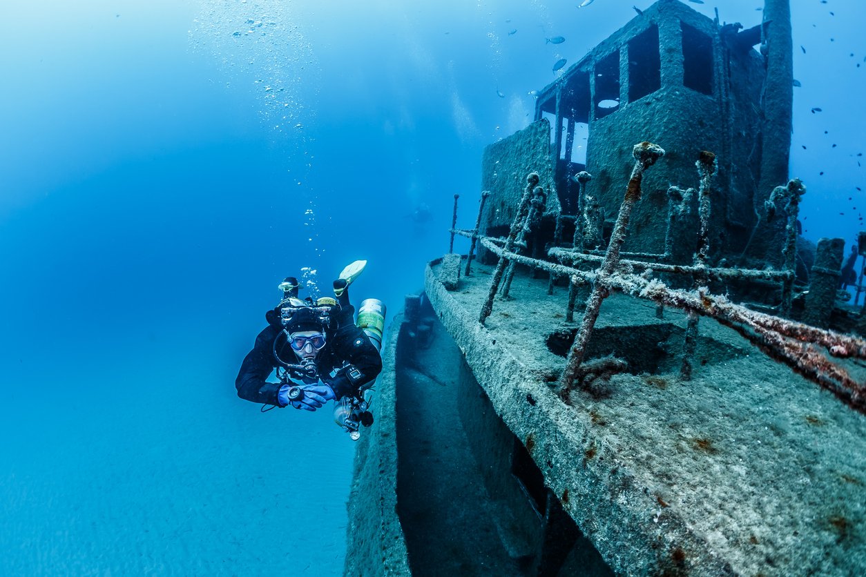Wreck Dive the P-29, Malta Image