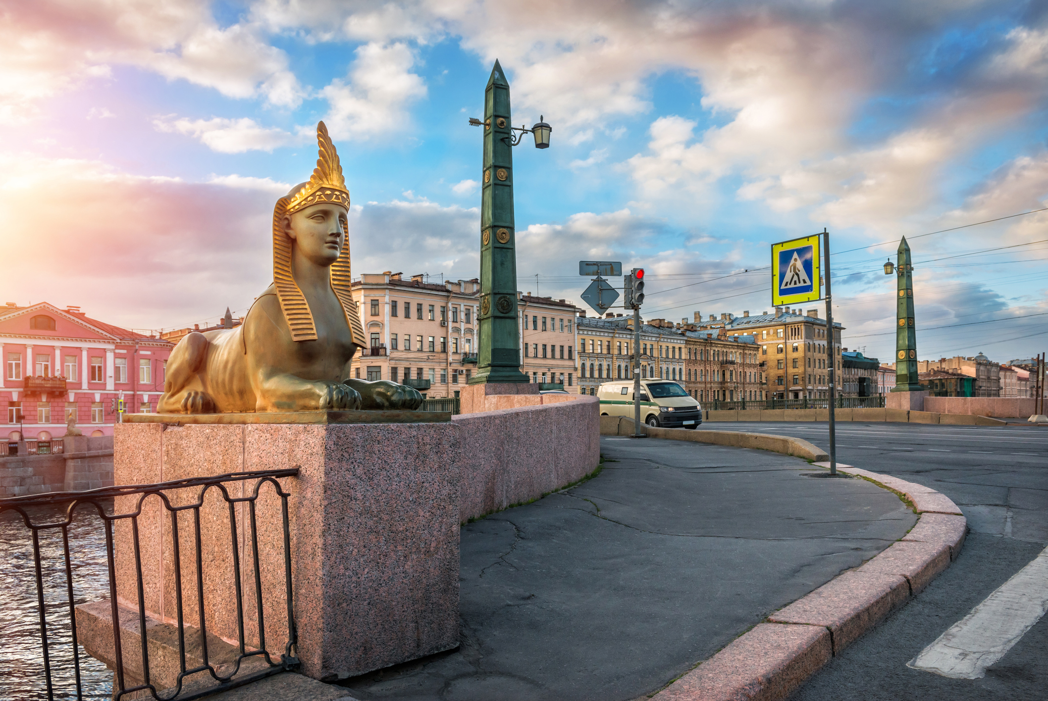 Egyptian Bridge, St. Petersburg Image
