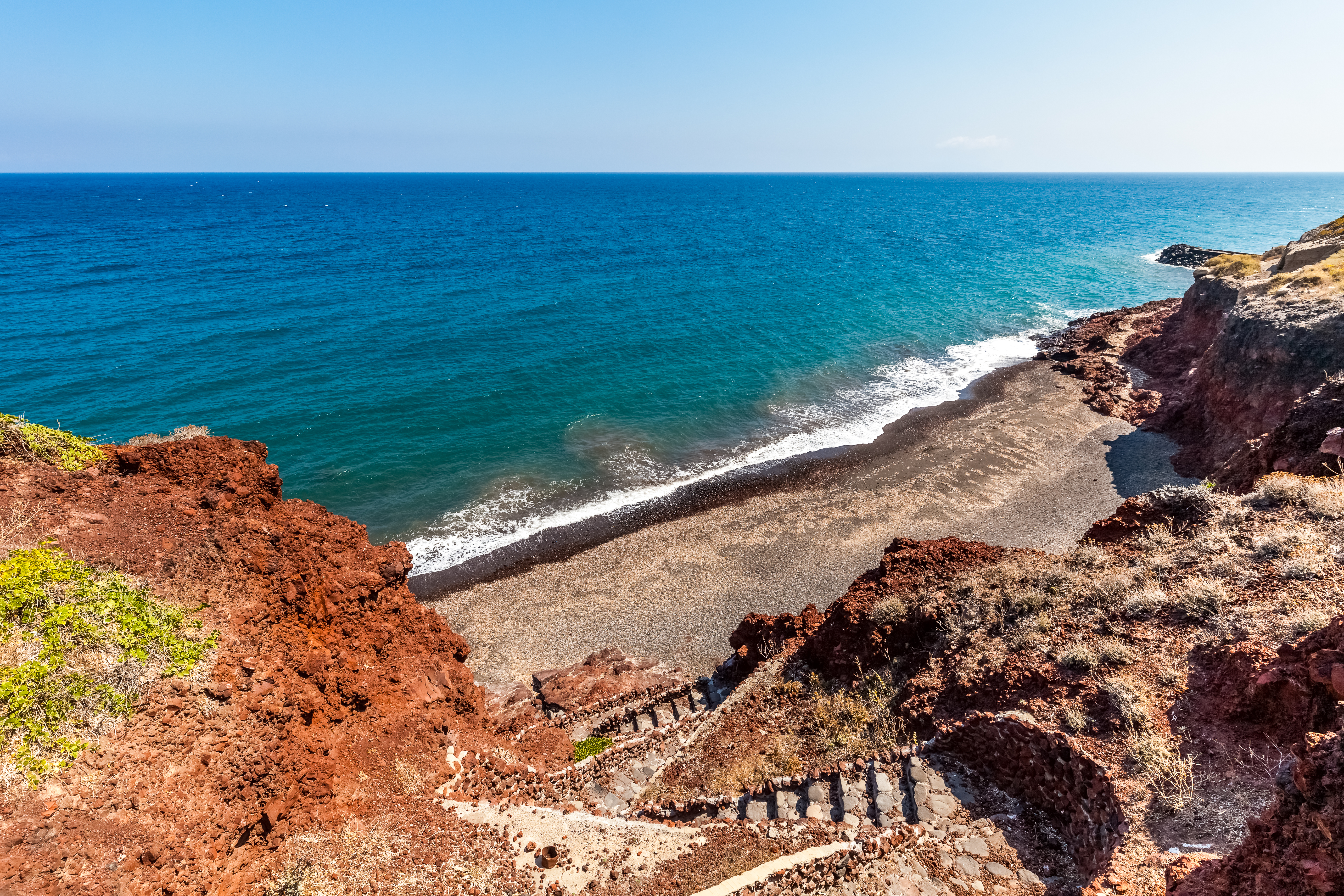 Red Beach, Santorini Image