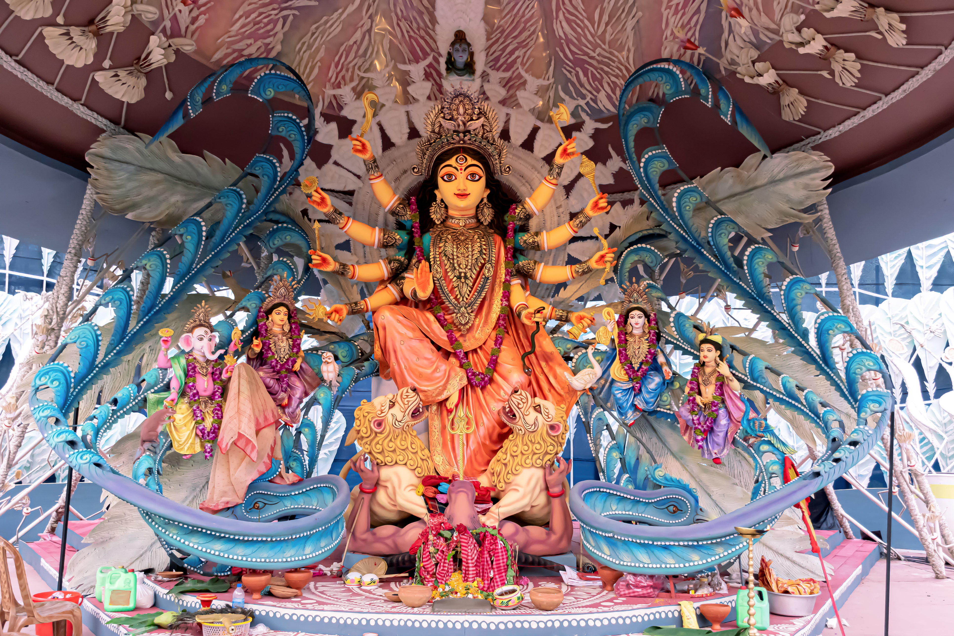 Bosepukur Talbagan Durga Puja, Kasba, Kolkata Image
