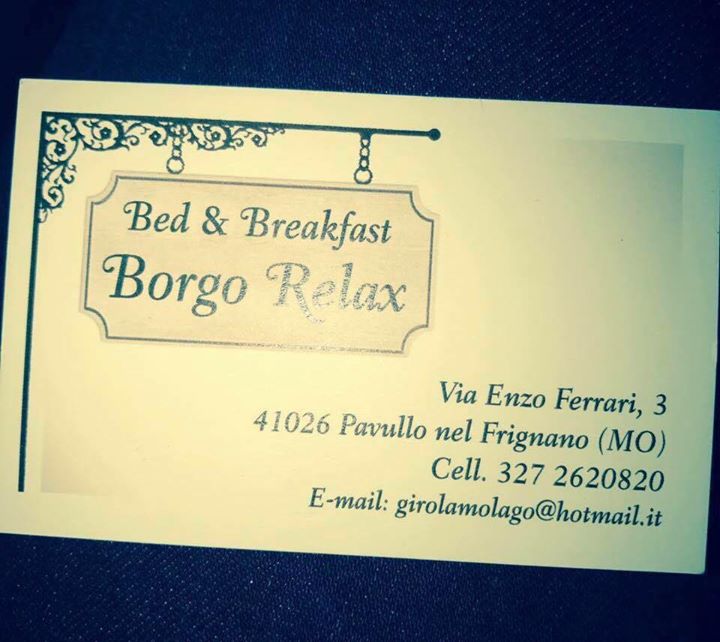 Bed and Breakfast BORGO RELAX Image