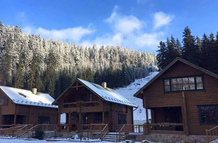 Hatky Ruslany - Best Hotel. Vorokhta, Ukraine, Carpathian Mountains Image