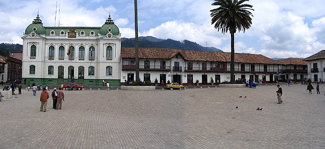 Historical center of Zipaquira Image
