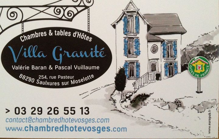 Chambres d'hôtes Vosges " Villa Granité " Image