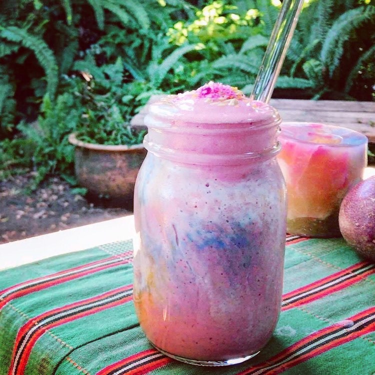 Happy Buddha vegan smoothie, Shimoda Image