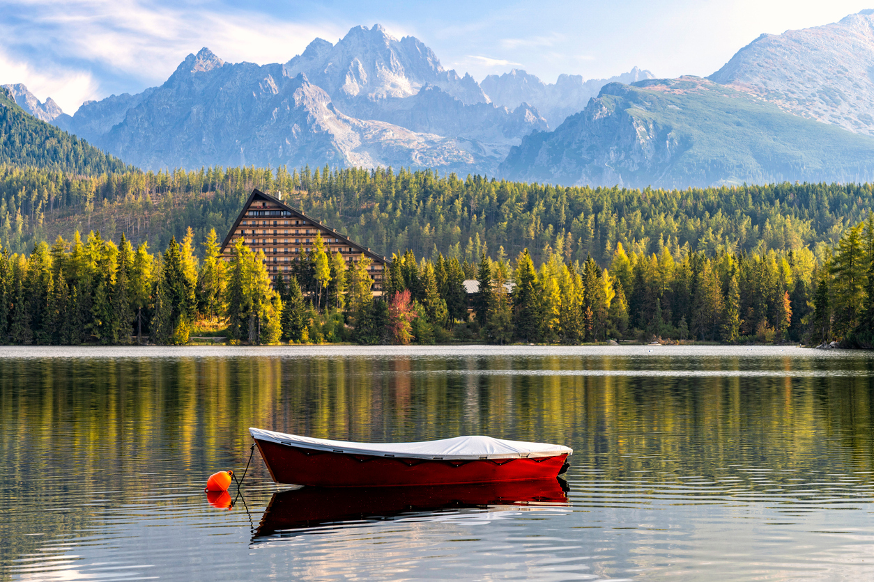 Štrbské Pleso lake, the High Tatras Image