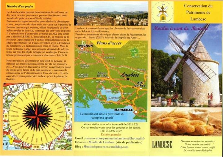 Le Moulin à vent de Bertoire du XVIIIème S Image
