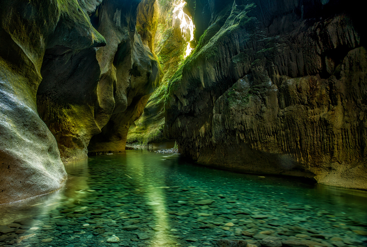 Kalisuci cave tubing, Gunung Kidul, Central Java Image