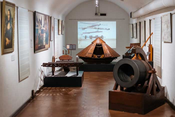 Il museo Leonardo da Vinci di Roma e le sue macchine - Family Welcome