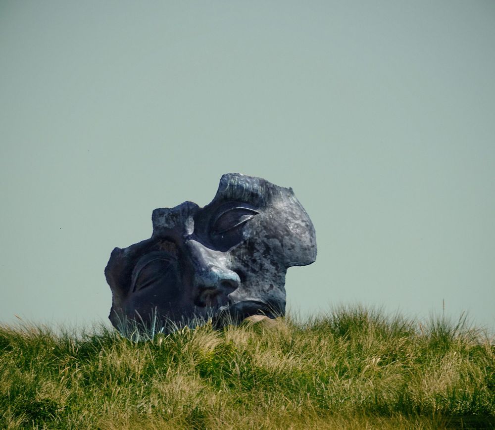 Beelden aan Zee is known for its misplaced face statue set along the dunes in The Hague beach. 
