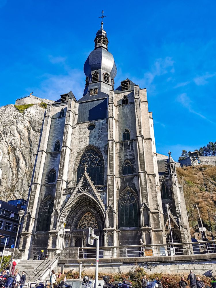 Catholic Cathedral in the Citadel of Dinant, Namur, Belgium