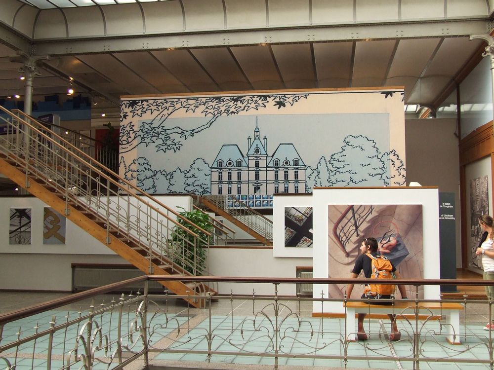 An exhibition about comics at the Comics Art Museum, in Brussels.