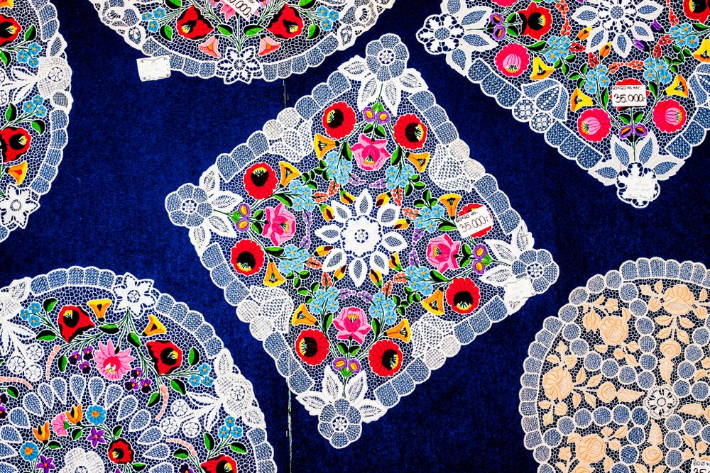 Kalocsa: home to the widely famous Hungarian souvenir
