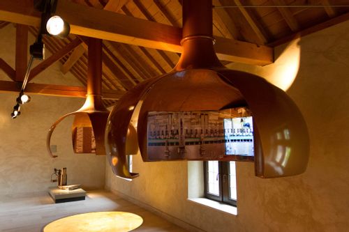 Inside the brewery of Abbaye d'Orval, Florenville, Belgium