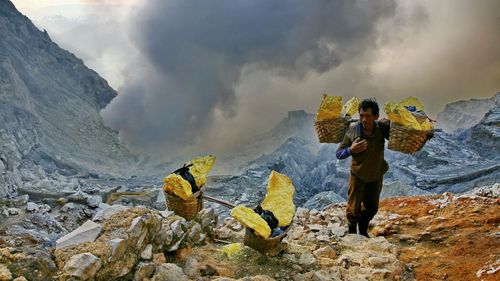 Kawah Ijen in East Java: two unique phenomena in one hike